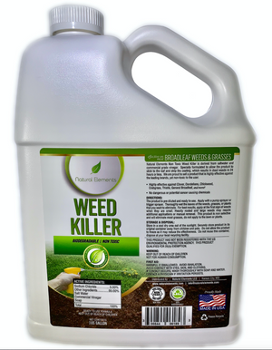 Natural Elements Weed Killer | Pet Safe, Safe Around Children | Natural Herbicide | No Glyphosate