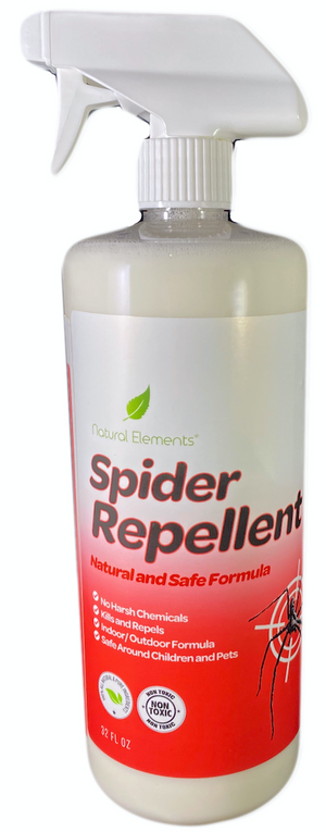 Natural Elements Spider Repellent | Peppermint Based | Kills and Repels Spiders, Ants, and More!