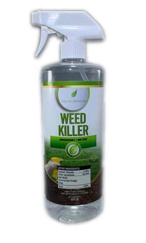 Natural Elements Weed Killer | Pet Safe, Safe Around Children | Natural Herbicide | No Glyphosate